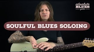 Video thumbnail of "Soulful Blues Rock Guitar Lesson"