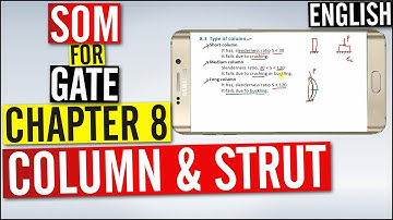 Chapter 8 | Column and Strut | SOM | Atharva Gate Academy