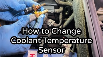 How to Change Coolant Temperature Sensor on Opel Meriva