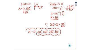 Lesson 6 Trig Equations with Double Angles