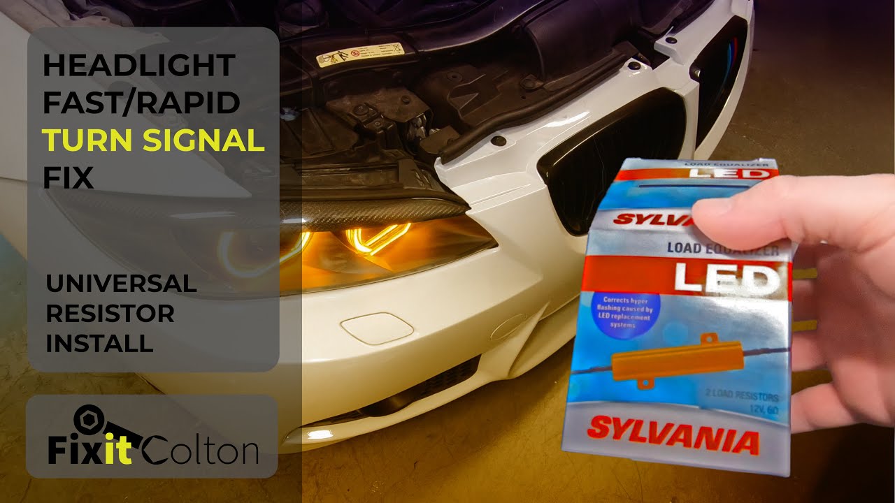 Headlight Rapid Blinker Fix | Resistor Installation | E92 E90 BMW 335i