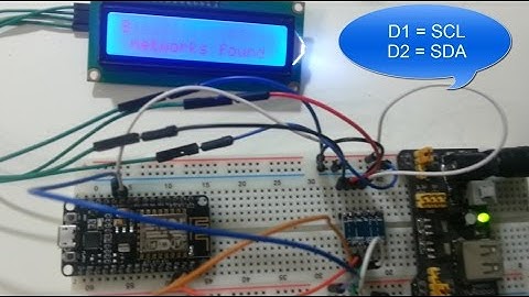 step by step : Nodemcu Esp8266 I2C lcd display