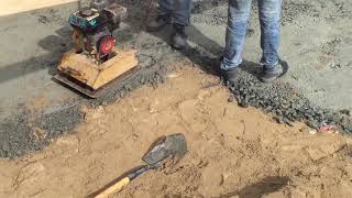 Compaction of soil or road base