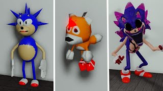 TODAS AS TRANSFORMAÇÕES MAIS ASSUSTADORAS DO SONIC NO ROBLOX!!