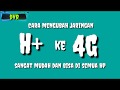 Mantap!! Cara mengubah jaringan H+ ke jaringan 4G di semua hp tanpa root