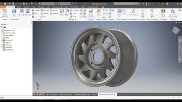 Rim Design, AUTOCAD INVENTOR, Conception d