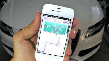 iOS 6 Turn By Turn Navigation Demo & 3D Flyover Maps Review Running on iPhone 4! 4S/iPad 3