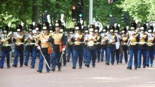 Netherlands Royal Military Band Waterloo 200 parade London