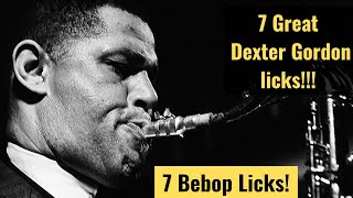 7 Dexter Gordon Licks | Dexter Gordon Transcription