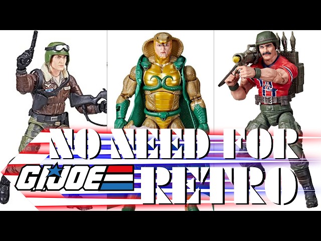GI Joe Retro Card Figures We DON'T NEED - YouTube