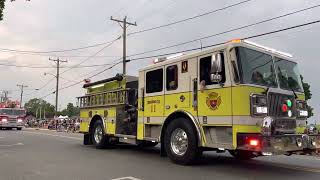 72nd Annual Nations Loudest Fireman’s Parade in Colonial Beach, VA 6 9 23