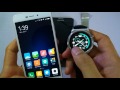 Smart watch GW01 pair with Android phone, sync calls Messages Notifications