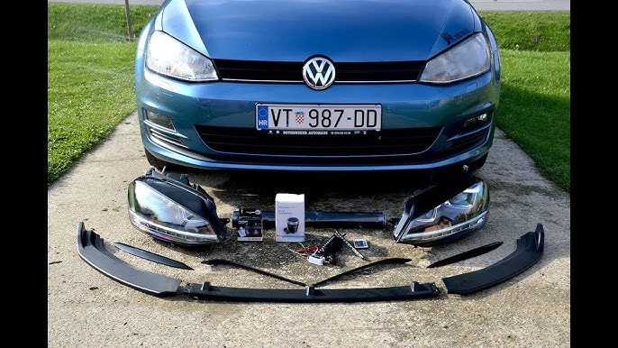 VW Golf 7. 5 Full LED He  The most anticipated Full LED headlight upgrade  on market is coming 🔜 👆🏻🔔 Activate #notifications to watch the full  video on our  Channel