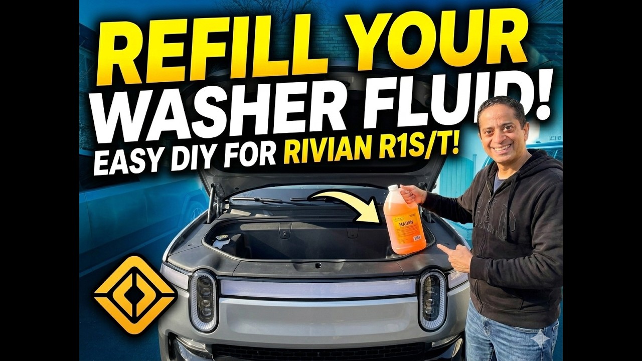 Refill the Washer Fluid in a Rivian R1S Gen 2