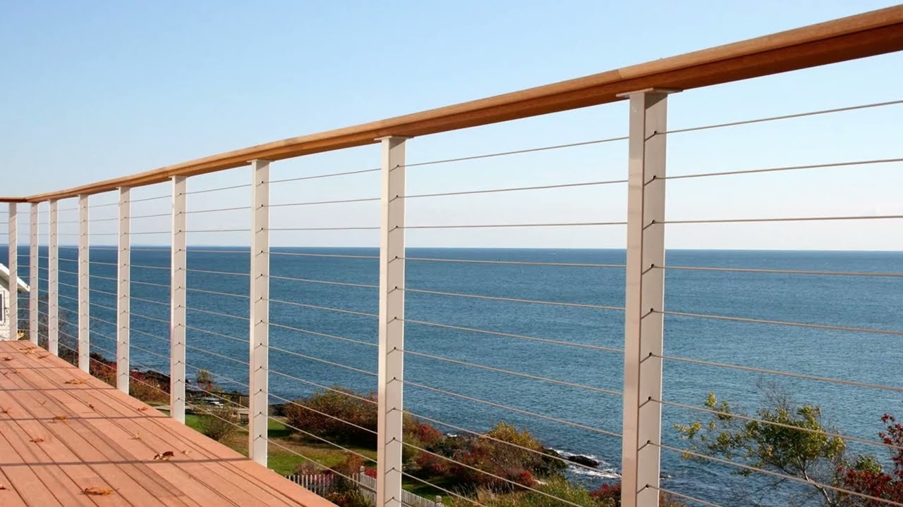 Coastal Elegance: Premium Stainless Steel Cable Railing Systems
