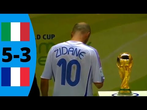 Italy vs France 1-1 Pen(5-3) | 2006 World cup Final | Highlights and Goals
