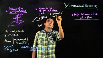 Lecture 07 3-Dimensional Geometry, Mirror Image of a Point from Plane, More topics