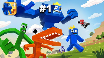 Merge Run Rainbow - New Release - Hyper Hybrid Casual - Gameplay Walkthrough (iOS & Android)