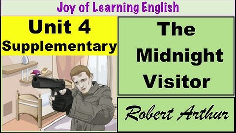 The Midnight Visitor | Line by Line Explanation in Tamil | Samacheer Class 12