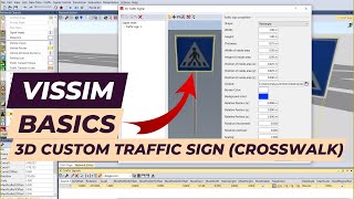 Vissim Tutorial - 3D Custom Traffic Signs (crosswalk sign example)
