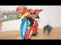 獣電戦隊キョウリュウジャー 第18話 ブンパッキー登場！キョウリュウジンカンフーにカミツキ合体！劇中合体・戦闘シーンをミニプラで再現　前田動画