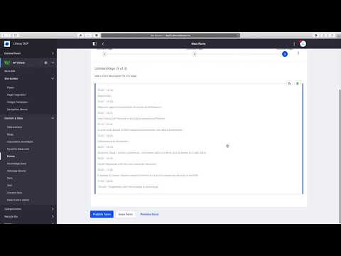 Liferay Forms 7.2 feature video