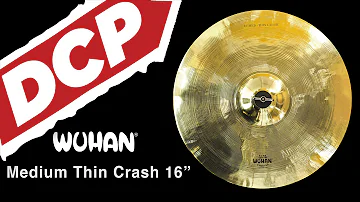 Wuhan Medium Thin Crash Cymbal 16"