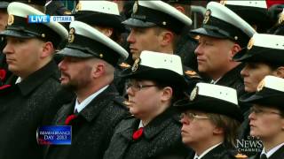(2/3) Remembrance Day 2013 Ceremony in Ottawa