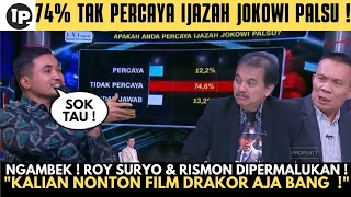 Kocak! Auto Diketawain ! Momen Rismon \u0026 Roy Suryo dipermalukan Ahli Survei LSI : Nonton Drakor Aja !