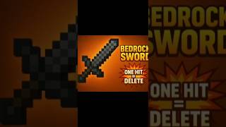 Bedrock Sword… One Hit = Delete 😮💨🔥