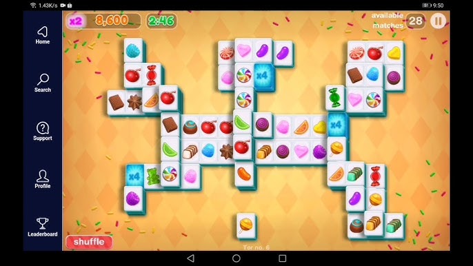 Solitaire Mahjong Candy - Free Online Games