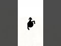 Black stickman doing push-ups