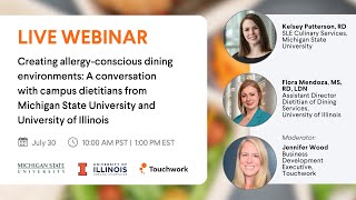 Creating allergy-conscious dining environments: A conversation with campus dietitians