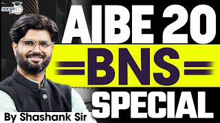 AIBE 20: BNS Power Class – Your Shortcut to Bar By Shashank Sir | Judiciary IQ
