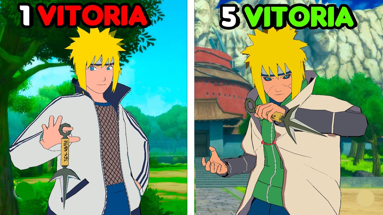 A CADA VITORIA O MINATO EVOLUI NO NARUTO STORM CONNECTIONS!