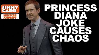"Too Soon?!" - American Heckler Triggered By Princess Diana Joke  | Jimmy Carr Crowd Work