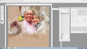 Easy Artsy Digital Scrapbooking in Adobe Photoshop or Elements