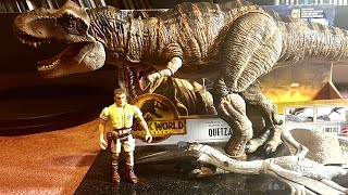 Quetzalcoatlus Dinosaur Toy Review (Hammond Collection T.Rex comparison) / Flying Dino / Pteranodon