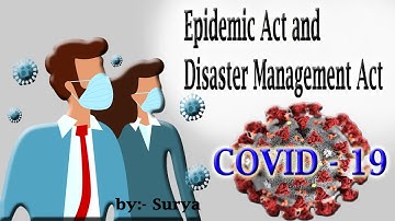 Centre Invokes Epidemic Act and Disaster Management Act