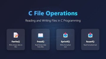 C File Operations: Reading and Writing Tutorial for Beginners