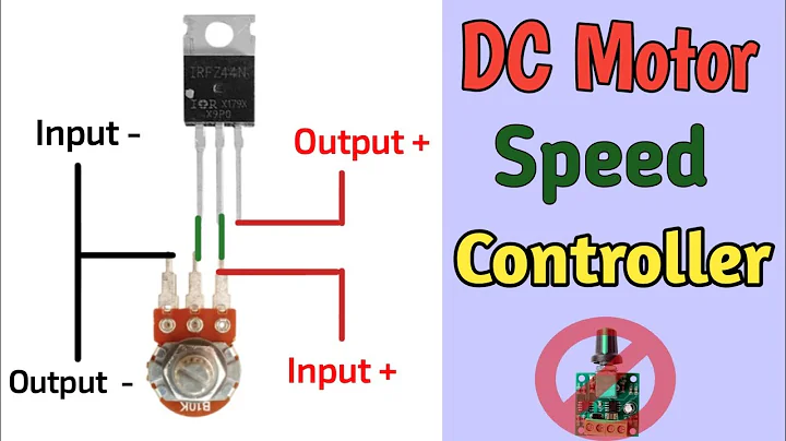Speed Controller For DC Motor |  Using IRFZ44N Mosfet |