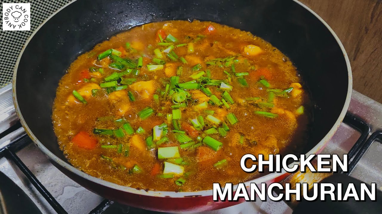 CHICKEN MANCHURIAN Anybody Can Cook Easy Homemade Recipe Beginner