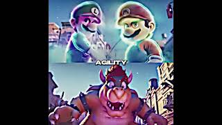 Mario Movie (All Forms) VS Bowser Movie (Prime) #shorts