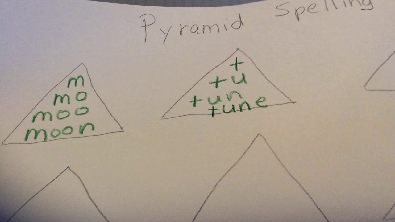 Pyramid Spelling YouTube Pyramid Spelling YouTube