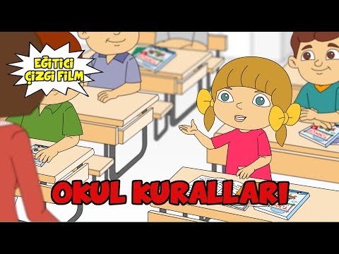 Okul Kuralları Eğitici Çizgi film Animasyon