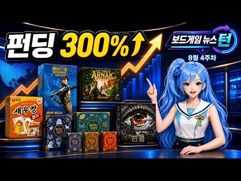 Korean Board Game Funding Surges 300% | Arnak, Recall & August Releases