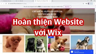 Hoàn thiện Website với Wix -  Hướng dẫn tạo Website Free với Wix (Phần 3) - An Pham Official