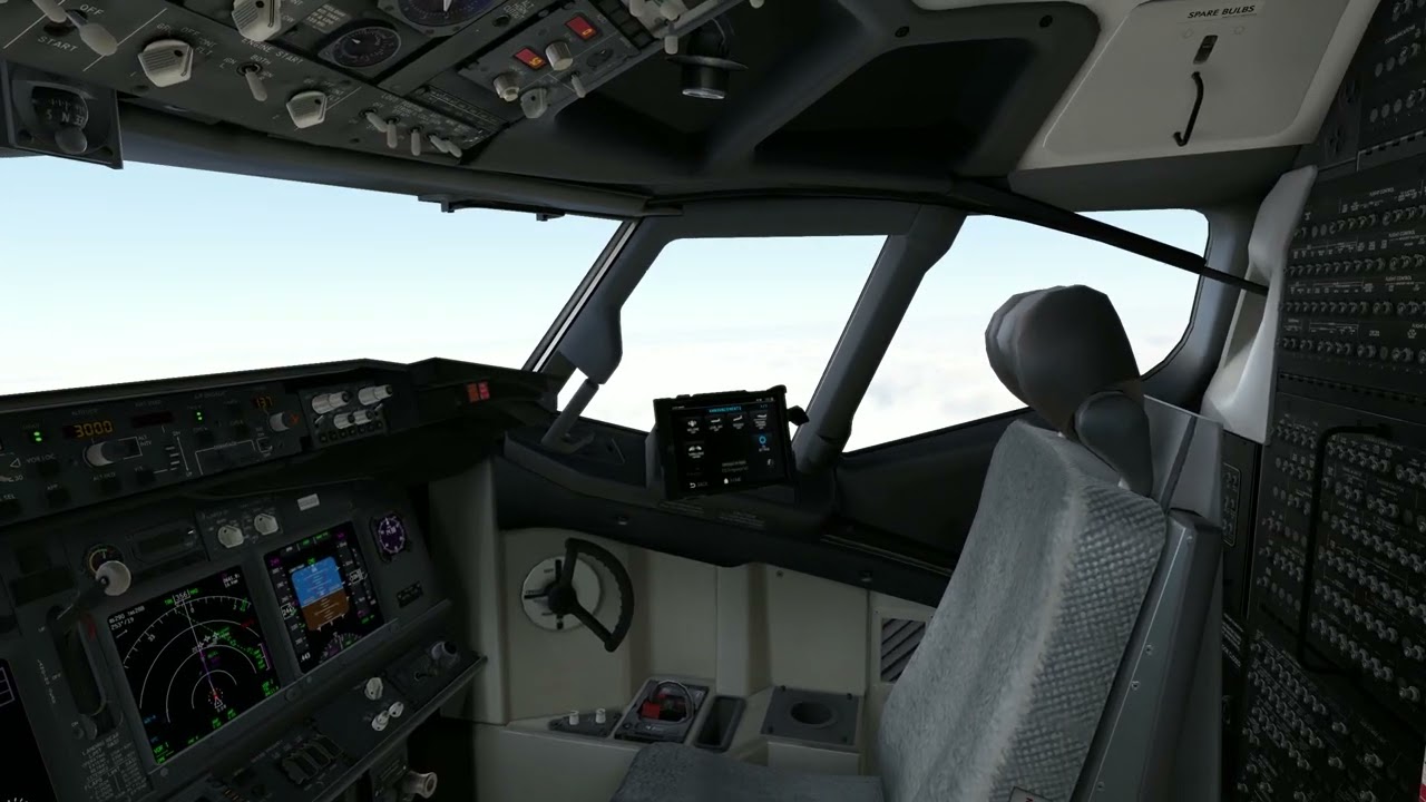 TCAS Collision Warning 737 Close Call - X-Plane 12