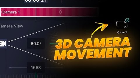 3D camera movement tutorial alight motion | BultonFx