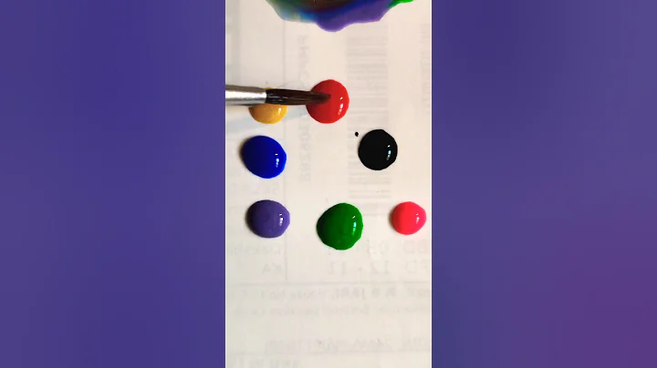 🌈🖌✨️Rainbow Acrylic Drop Art  🟥🟧🟦🟪🟩⬛️🟫| Soothing Visuals #shorts #asmr #colors #satisfying #relaxing